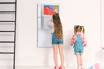 Tableau magnétique pour magnets Couleur : blanc foncé