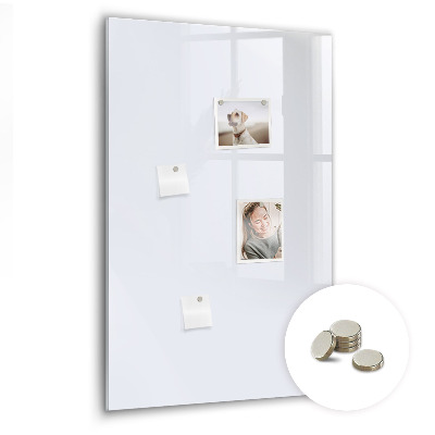 Tableau magnétique pour magnets Couleur : blanc foncé