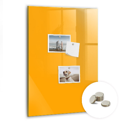 Tableau magnétique enfant Couleur jaune doré