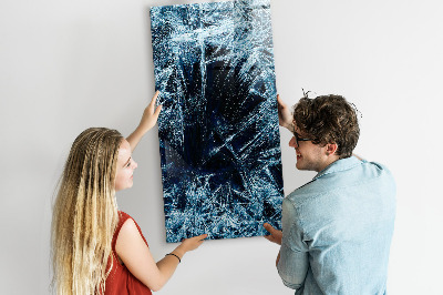 Tableau magnétique pour magnets Une plaque de glace