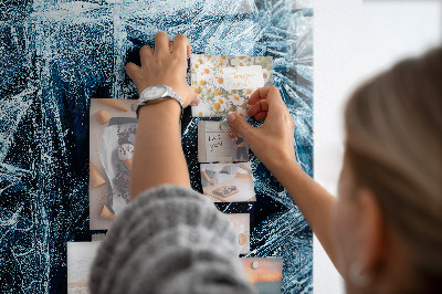 Tableau magnétique pour magnets Une plaque de glace