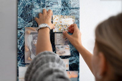 Tableau magnétique pour magnets Une plaque de glace