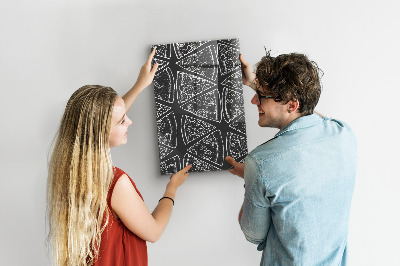 Tableau magnétique vertical Dessin d'une pizza