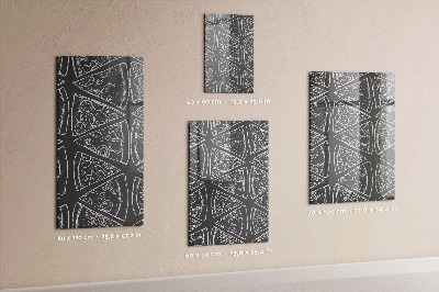 Tableau magnétique vertical Dessin d'une pizza