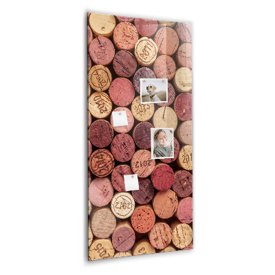 Tableau aimanté décoration Bouchons de vin