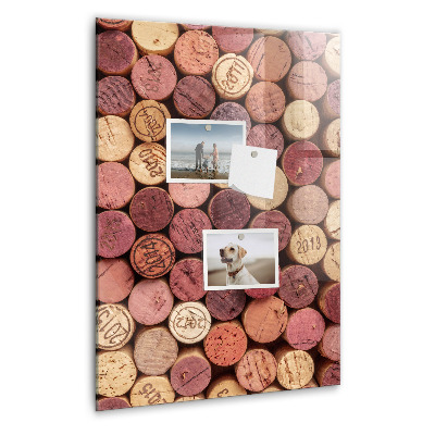 Tableau aimanté décoration Bouchons de vin