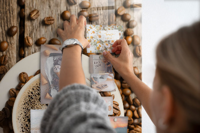 Tableau aimanté décoration Une tasse de café