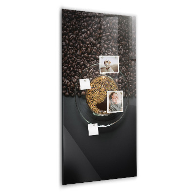 Tableau magnétique vertical Café