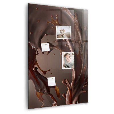 Tableau aimanté décoration Lait au chocolat