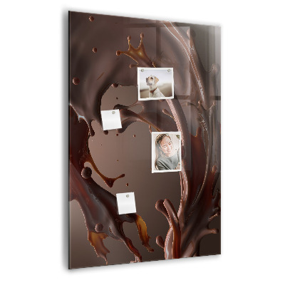 Tableau aimanté décoration Lait au chocolat