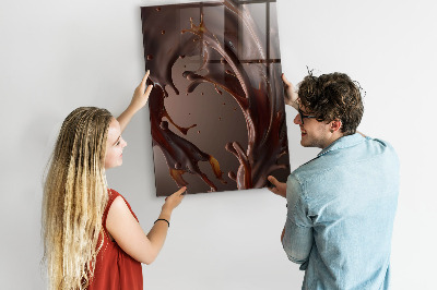 Tableau aimanté décoration Lait au chocolat