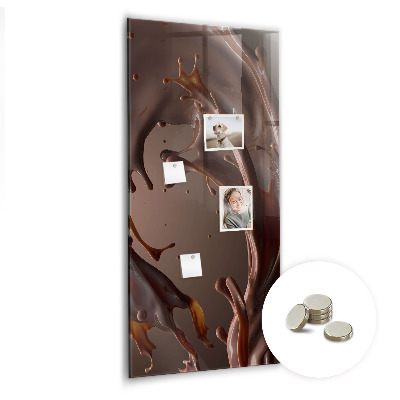 Tableau aimanté décoration Lait au chocolat