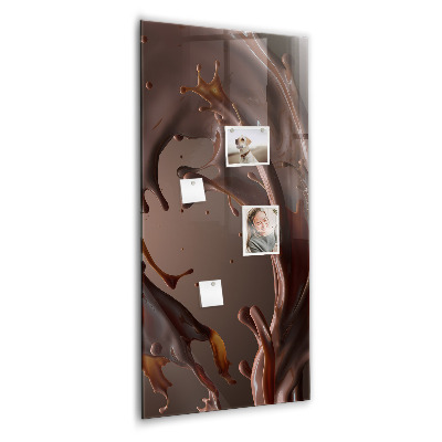 Tableau aimanté décoration Lait au chocolat