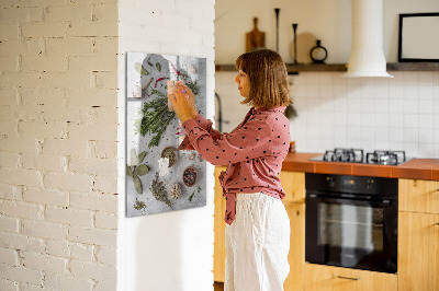 Tableau magnétique vertical herbes
