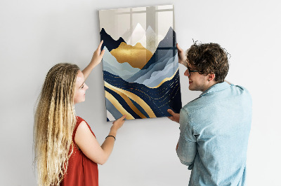Tableau aimanté décoration Paysage abstrait