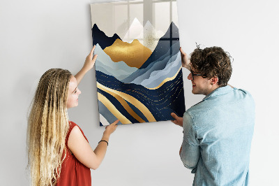 Tableau aimanté décoration Paysage abstrait