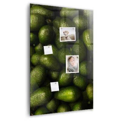 Tableau magnétique vertical avocat frais