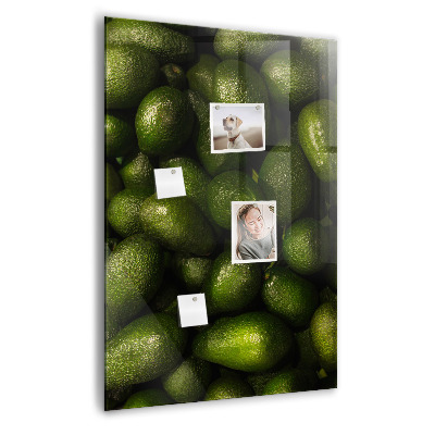 Tableau magnétique vertical avocat frais
