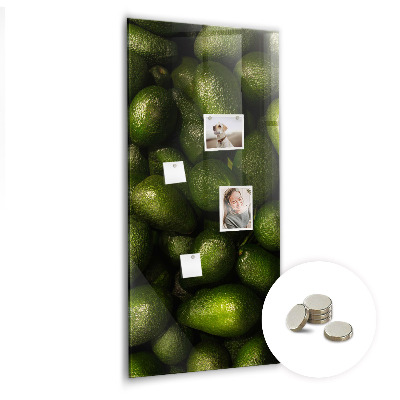 Tableau magnétique vertical avocat frais