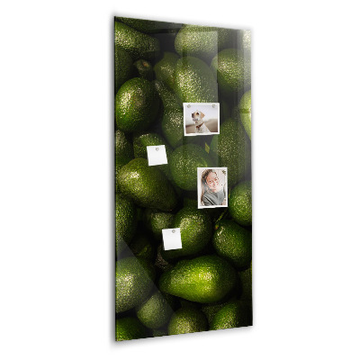Tableau magnétique vertical avocat frais