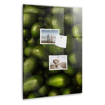 Tableau magnétique vertical avocat frais