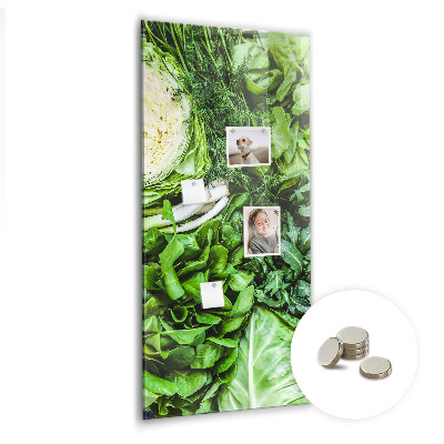 Tableau magnétique pour magnets Laitue juteuse