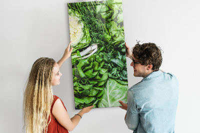Tableau magnétique pour magnets Laitue juteuse