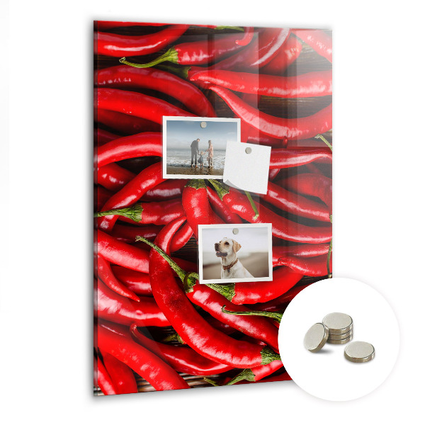 Tableau magnétique pour magnets Piments