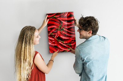 Tableau magnétique pour magnets Piments