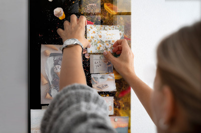 Tableau aimanté décoration Une explosion de saveurs