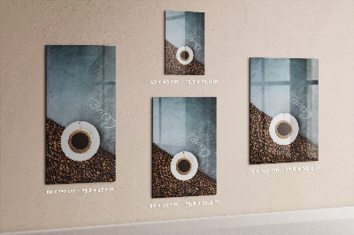 Tableau magnétique pour magnets Une tasse de café