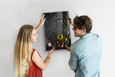 Tableau magnétique vertical Composition des épices