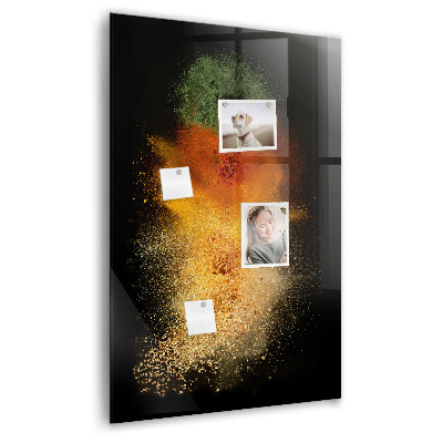 Tableau aimanté décoration Explosion d'épices