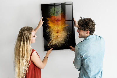 Tableau aimanté décoration Explosion d'épices