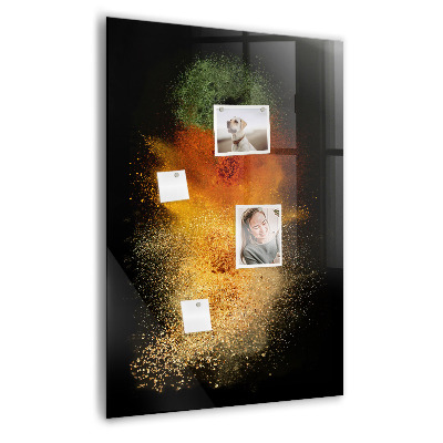 Tableau aimanté décoration Explosion d'épices
