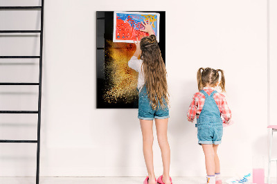 Tableau aimanté décoration Explosion d'épices