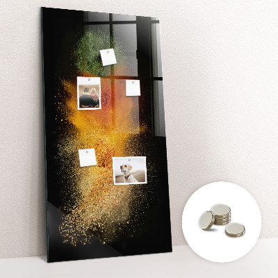Tableau aimanté décoration Explosion d'épices