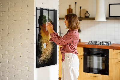 Tableau aimanté décoration Explosion d'épices