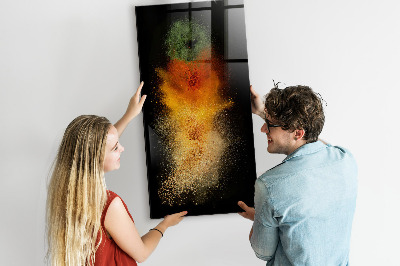 Tableau aimanté décoration Explosion d'épices