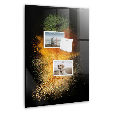Tableau aimanté décoration Explosion d'épices