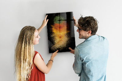 Tableau aimanté décoration Explosion d'épices