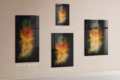 Tableau aimanté décoration Explosion d'épices