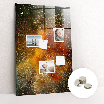 Tableau magnétique pour magnets Une explosion de saveurs