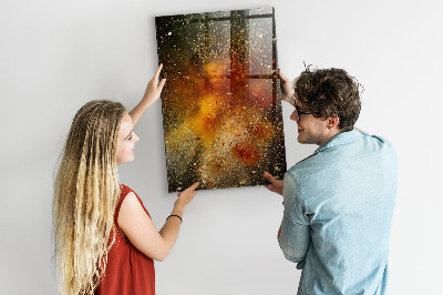 Tableau magnétique pour magnets Une explosion de saveurs