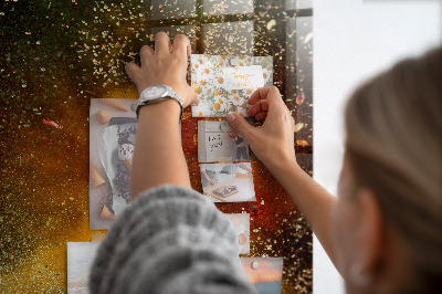 Tableau magnétique pour magnets Une explosion de saveurs