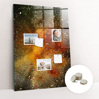 Tableau magnétique pour magnets Une explosion de saveurs
