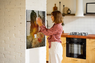 Tableau magnétique pour magnets Une explosion de saveurs