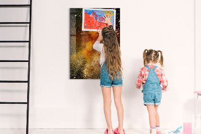 Tableau magnétique pour magnets Une explosion de saveurs