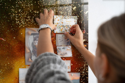 Tableau magnétique pour magnets Une explosion de saveurs