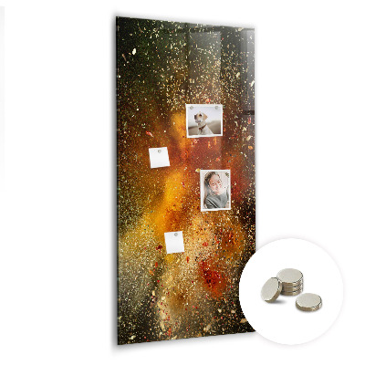 Tableau magnétique pour magnets Une explosion de saveurs